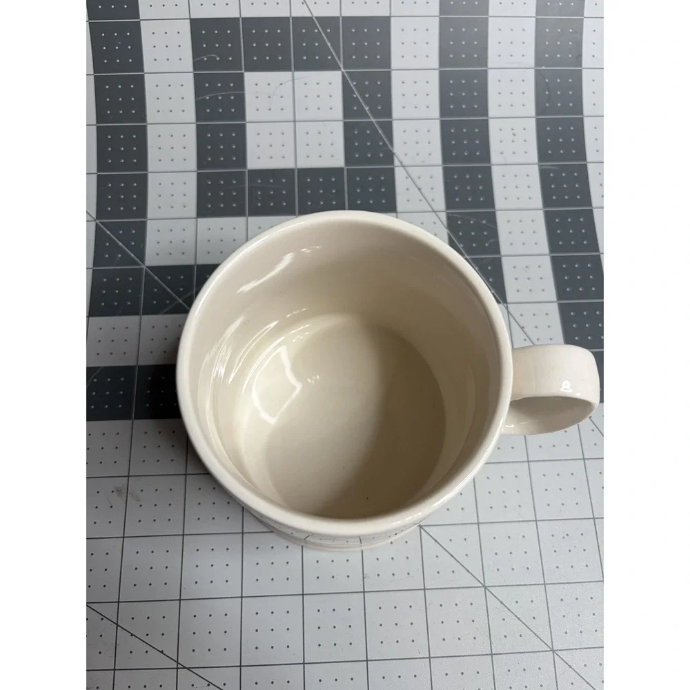 Balducci For Anthropologie Initial Monogram J Jungle Plants Lg Coffee Mug - Picture 4 of 5